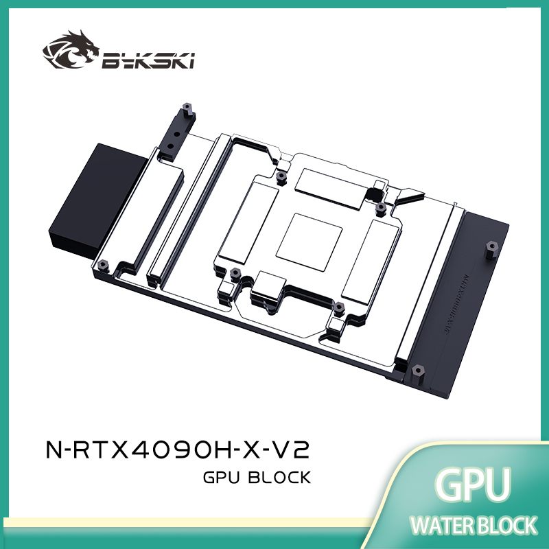 Rtx 4090 Water Block Full Cover - Bykski GPU Block untuk Kartu Grafis
