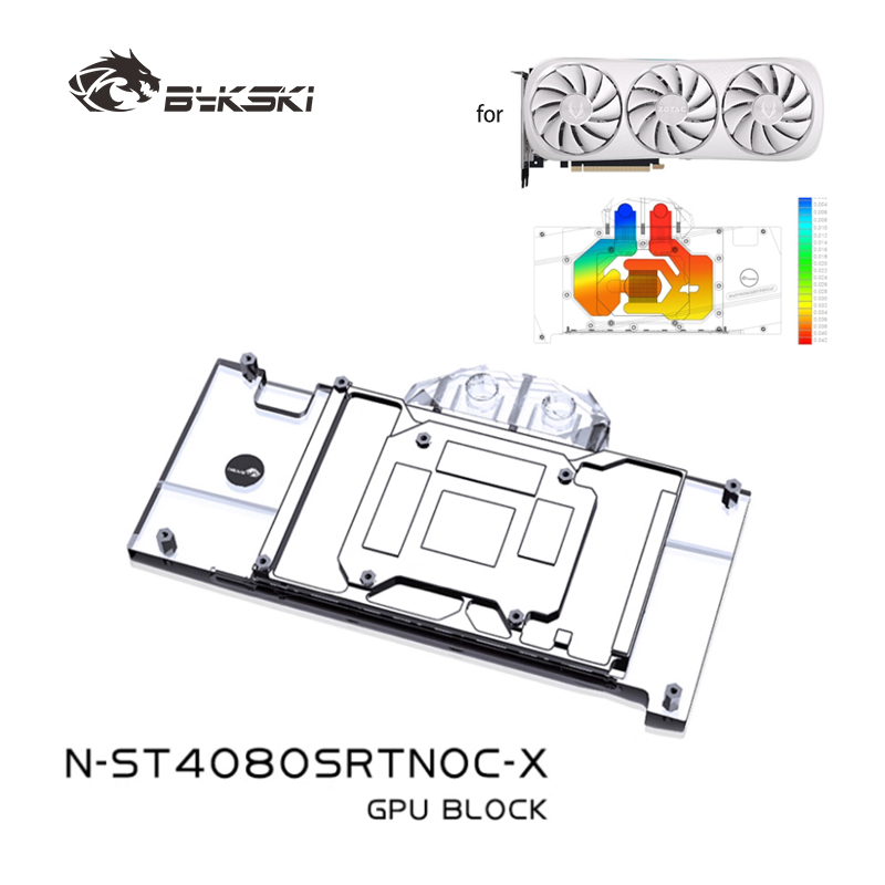 Rtx 4080 Super 16Gb - Bykski N-ST4080SRTNOC-X Blok GPU untuk ZOTAC
