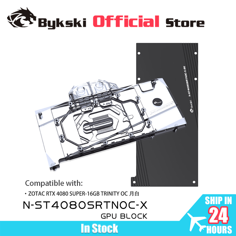 Rtx 4080 Water Cooling Block - Bykski N-ST4080SRTNOC-X Blok GPU untuk ZOTAC
