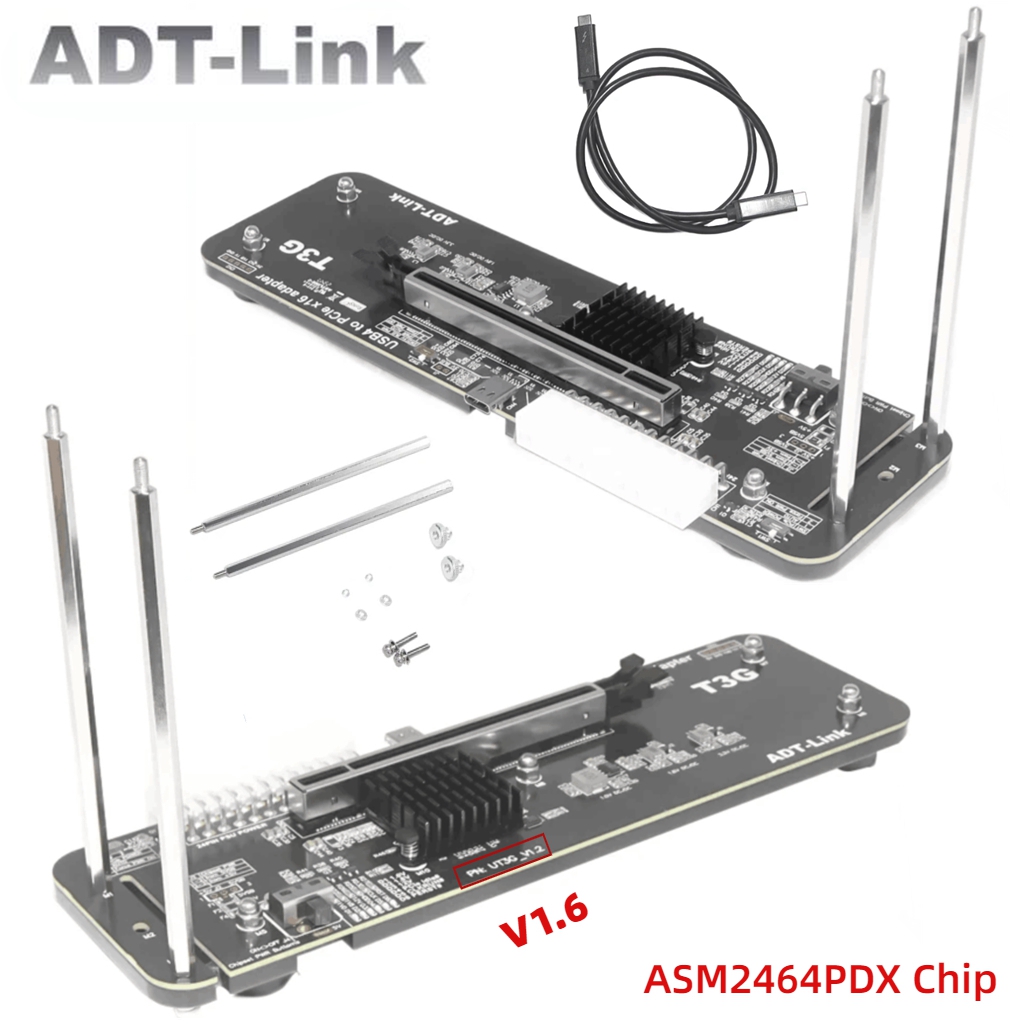 Gpu External Dock Egpu Thunderbolt 4 - ADT UT3G Untuk NUC ITX STX