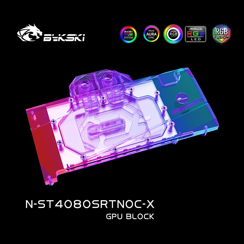 Rtx 4080 Super 16Gb - Bykski N-ST4080SRTNOC-X GPU Block untuk Kartu