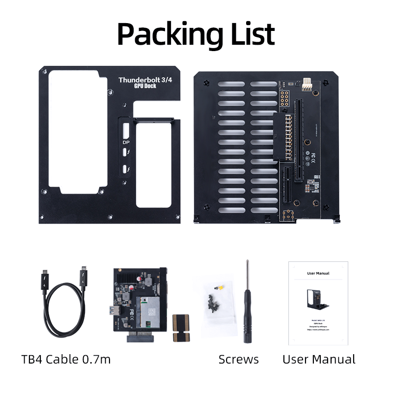 Dock GPU Eksternal eGPU Thunde - Gpu External Dock Egpu Thunderbolt 4 ulasan dan harga