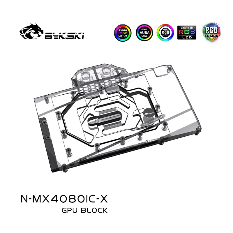 Blok GPU Bykski untuk MAXSUN R - Rtx 4080 Water Cooling Block ulasan dan harga