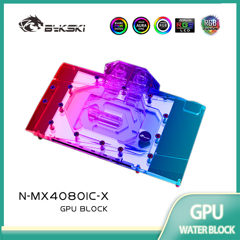Blok GPU Bykski untuk MAXSUN R - Rtx 4080 Water Cooling Block ulasan dan harga