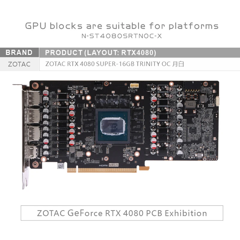 Bykski N-ST4080SRTNOC-X Blok G - Rtx 4080 Super 16Gb ulasan dan harga