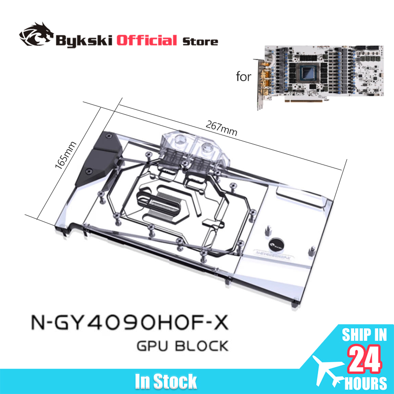 Bykski N-GY4090HOF-X Blok GPU  - Rtx 4090 Water Block Full Cover ulasan dan harga