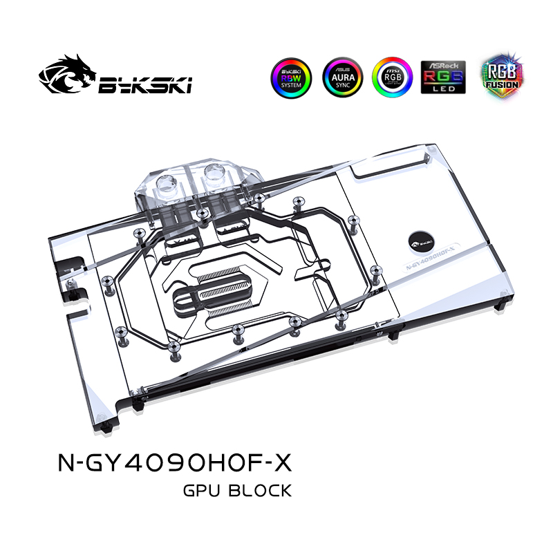 Bykski N-GY4090HOF-X Blok GPU  - Rtx 4090 Water Block Full Cover ulasan dan harga