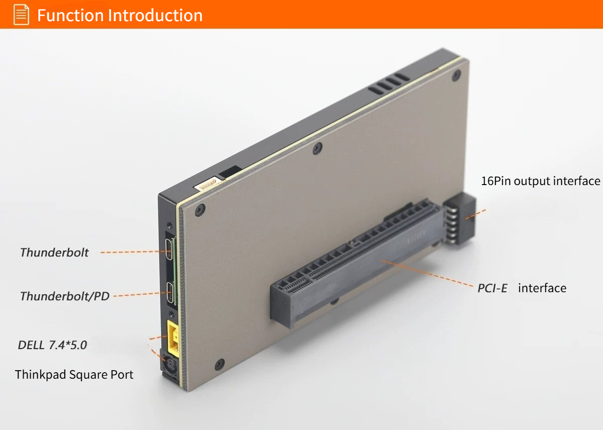 Laptop TH5P4GaN Thunderbolt 5/ - Gpu External Dock Egpu Thunderbolt 4 ulasan dan harga