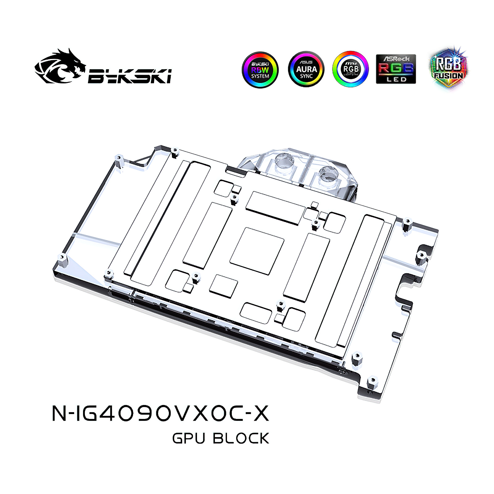 Bykski GPU Pendingin Air Blok  - Rtx 4090 Water Block Full Cover ulasan dan harga