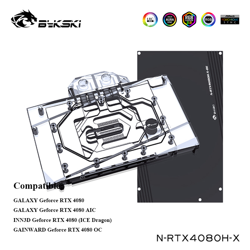 Pendingin Air GPU Bykski untuk - Rtx 4080 Water Cooling Block ulasan dan harga