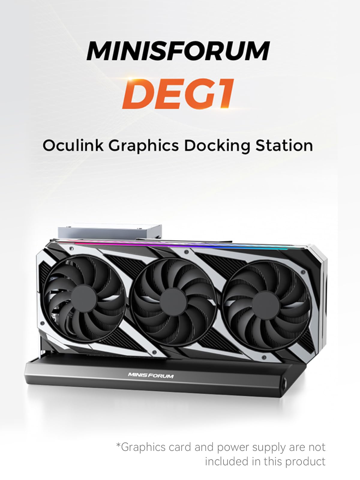 MINISFORUM stasiun Dok GPU eks - Oculink Gpu Dock Station ulasan dan harga