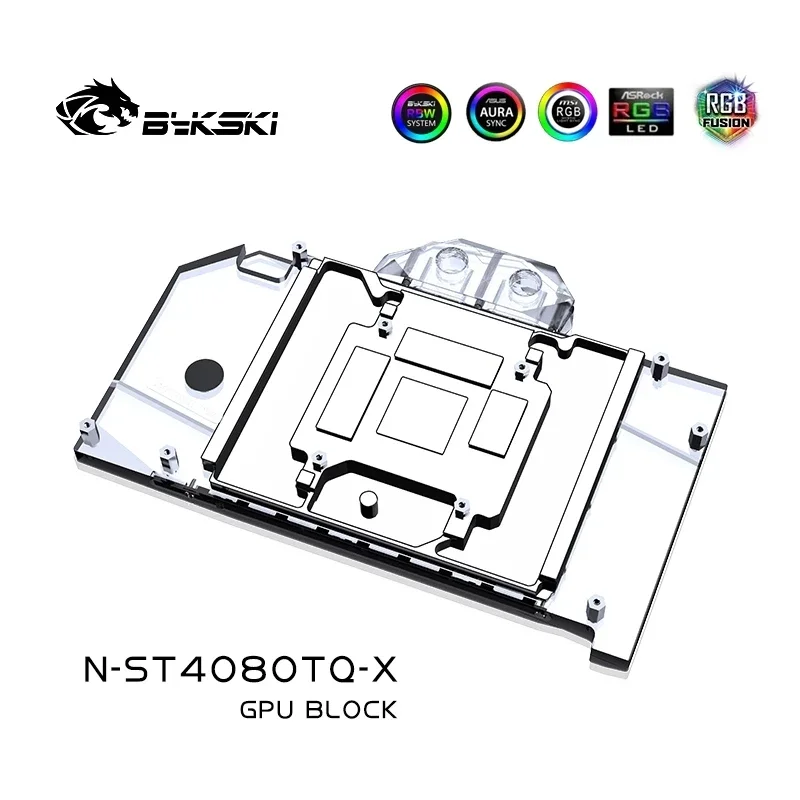 Bykski N-ST4080TQ-X Water Bloc - Rtx 4080 Water Cooling Block ulasan dan harga