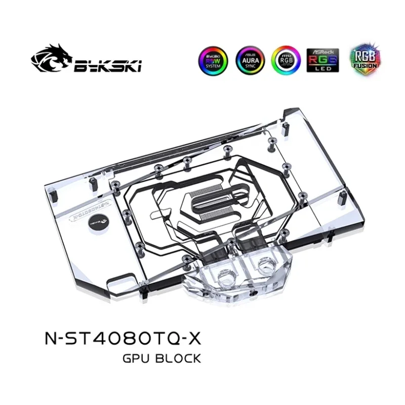Bykski N-ST4080TQ-X Water Bloc - Rtx 4080 Water Cooling Block ulasan dan harga