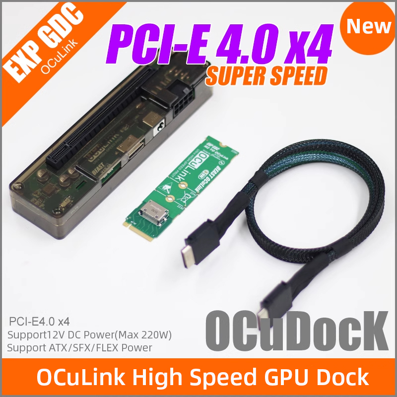 EXP GDC OCuLink High Speed GPU - Oculink Gpu Dock Station ulasan dan harga