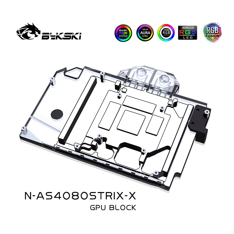 Blok GPU Bykski Digunakan untu - Rtx 4080 Water Cooling Block ulasan dan harga