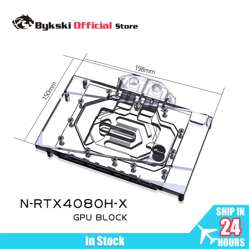 Blok GPU Bykski Digunakan untu - Rtx 4080 Water Cooling Block ulasan dan harga