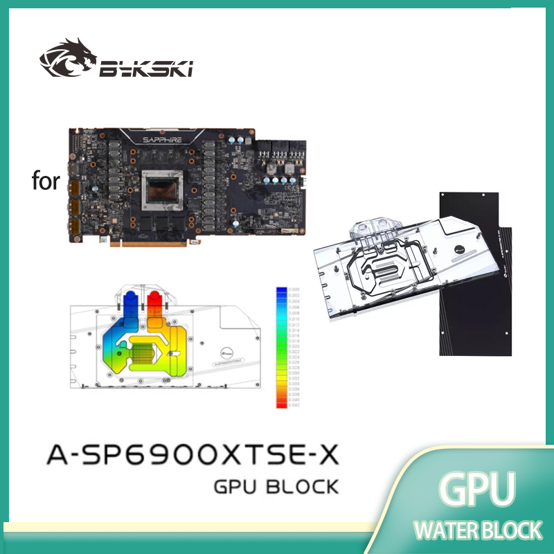 Bykski GPU Water Block untuk S - Rx 6900 Xt 16Gb ulasan dan harga