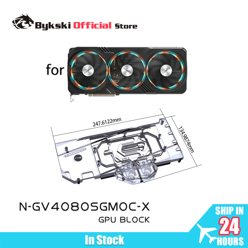 Bykski GPU Block untuk Kartu G - Rtx 4080 Water Cooling Block ulasan dan harga