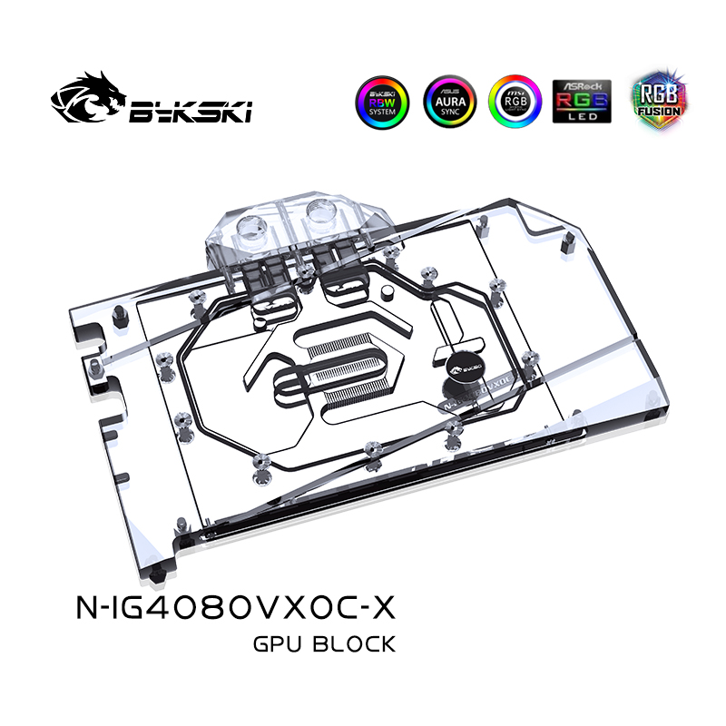 Blok Air Bykski untuk Kartu GP - Rtx 4080 Water Cooling Block ulasan dan harga