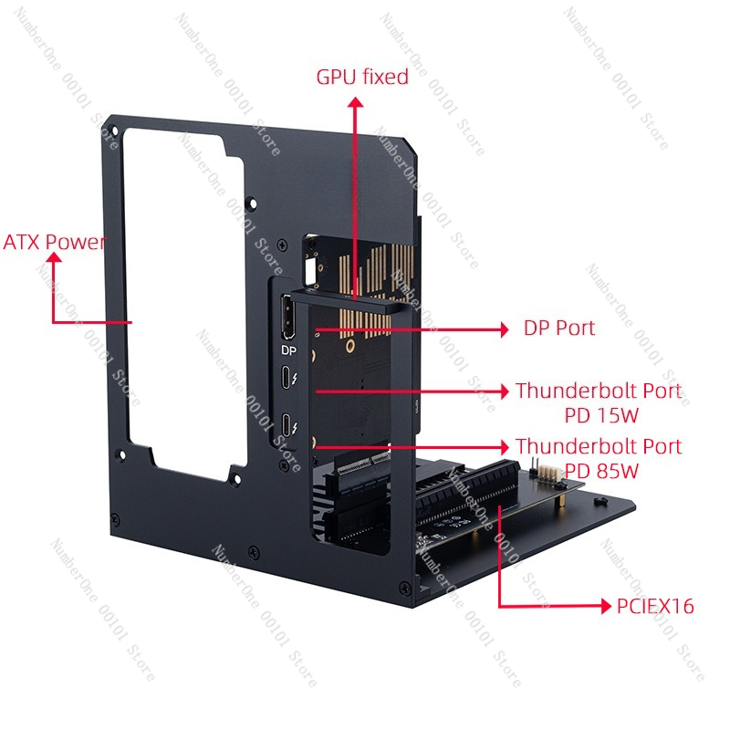 Dock GPU Eksternal L18 Thunder - Gpu External Dock Egpu Thunderbolt 4 ulasan dan harga