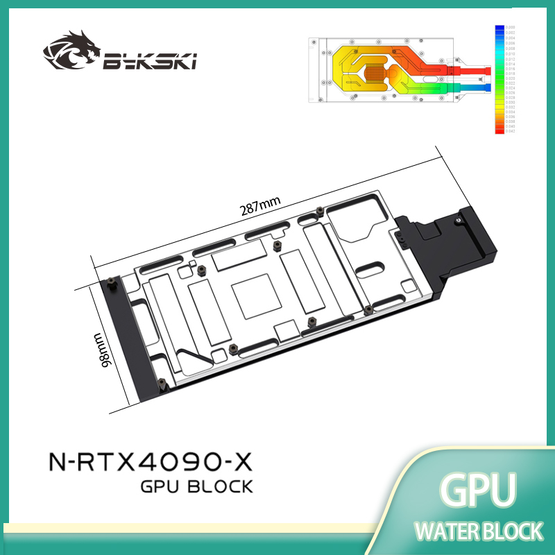 Water Block GPU Bykski N-RTX40 - Rtx 4090 Water Block Full Cover ulasan dan harga